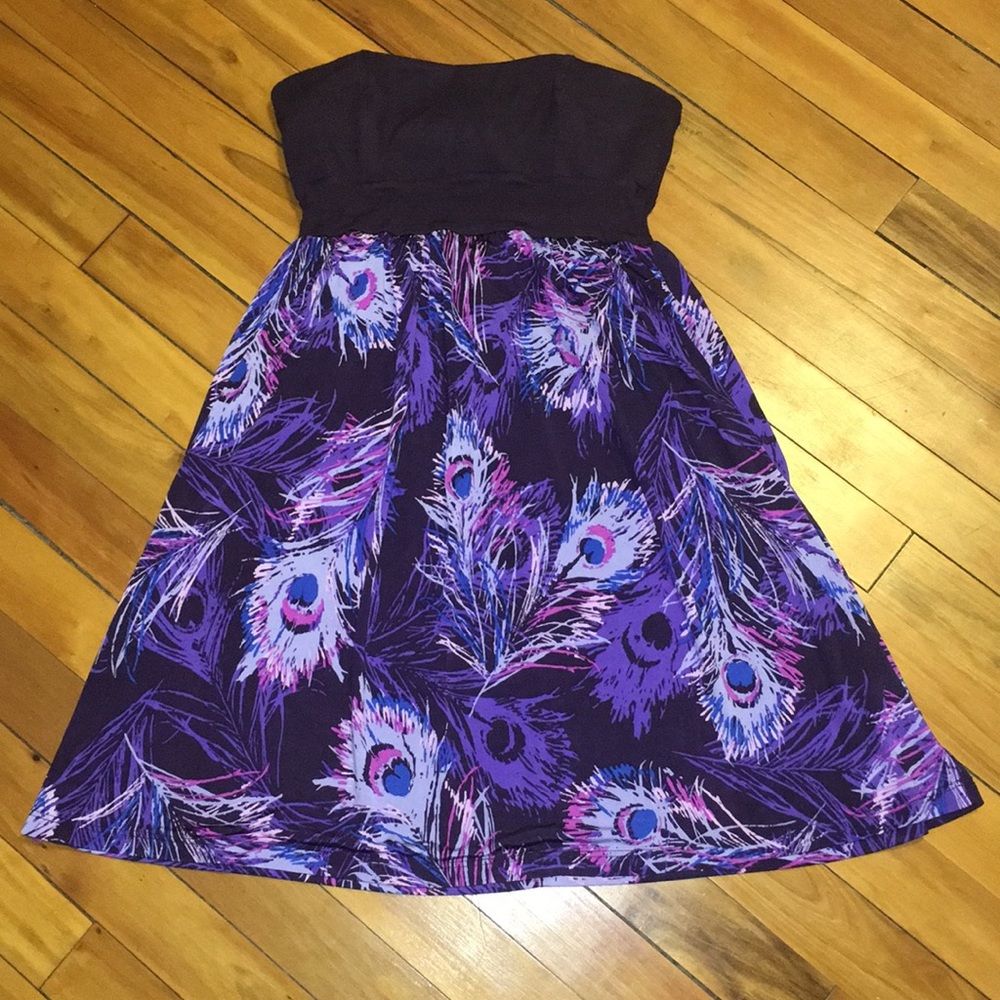 Strapless short dress